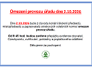 Omezení provozu úřadu dne 2.10.2026