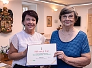 Knihovnice Dagmar Svatková oslavila jubileum, na radnici převzala poděkování za celoživotní práci