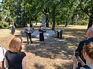 Před 170 lety zemřel buditel Josef Kajetán Tyl. Pohřben je v Plzni. Město si výročí připomnělo pietním aktem
