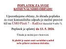 Poplatek za svoz komunálního odpadu
