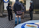 Kontrola bezdomovců na Slovanech