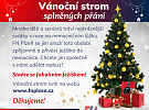 Vánoční strom splněných přání Fakultní nemocnice Plzeň