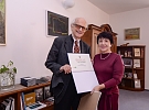 Radní Eliška Bartáková popřála Ivanu Paříkovi k životnímu jubileu