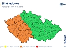 Výstraha - silná ledovka