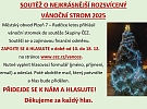 Soutěž o nejkrásnější rozsvícený vánoční strom 2025 - HLASUJTE s námi