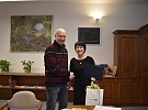 Jakub Zindulka oslavil šedesátku. Na radnici ho přijala radní Eliška Bartáková