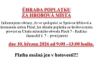 Oznámení - úhrada poplatku za hrobová místa