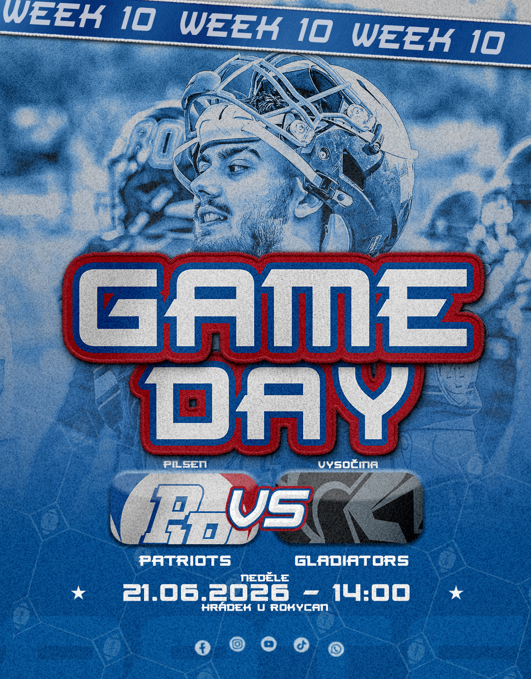 Pilsen Patriots vs Vysočina Gladiators